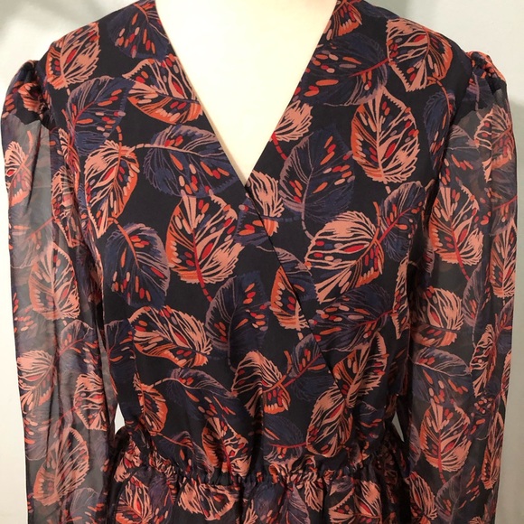 The J. Peterman Company Ruffle Midi Maxi Dress size 12 - Picture 3 of 7